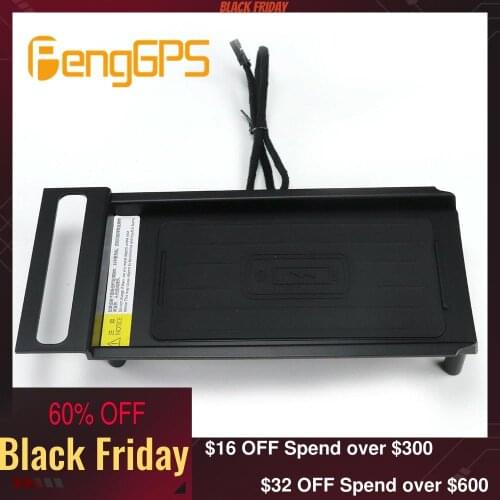 Qi Car wireless charger FOR Volvo S60-V60 2017 For iPhone Xs Max X XR Samsung S10 S9 Infrared Fast Phone Holder