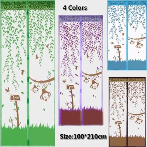 2020 new summer 100*210cm Anti Insect Fly Bug Mosquito Door Curtain Netting Screen magnetic blind mosquito curtain