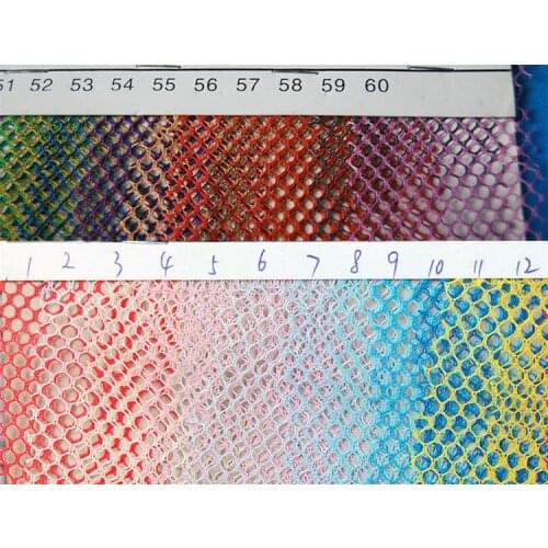 Free shipping Hexagonal mesh fabric / net mesh cloth material/ for mesh bag variety Shoes
