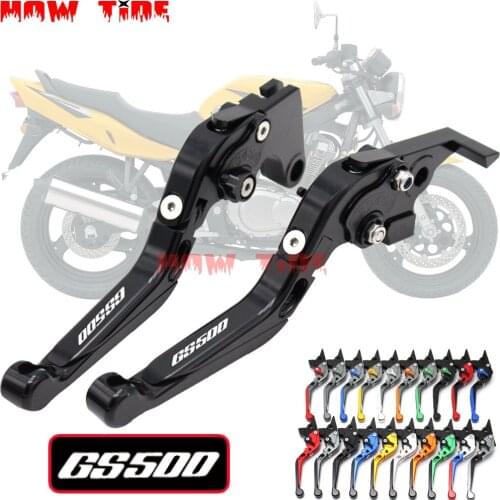 Motorcycle Folding Extendable Adjustable Brakes Clutch Levers For SUZUKI GS 500E 1995-1999 500F K4 2004-2005 GS500 GS500F GS500E
