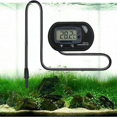 LCD Digital Screen Aquarium Thermometer Fish Tank Water Temperature Meter Aquarium Temp Detector with sucker