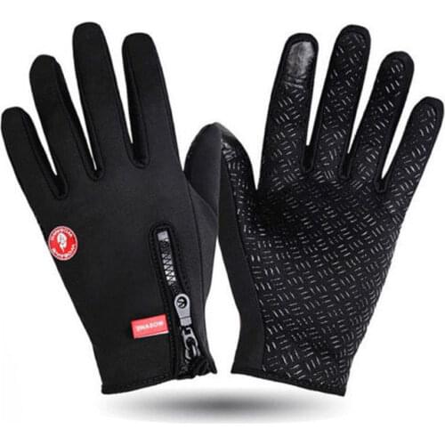 Touch Screen Windproof Outdoor Sport Winter Touch Screen Gloves Men Warm Glove For Men Fashion Classic Black Pink Blue Mitts Men