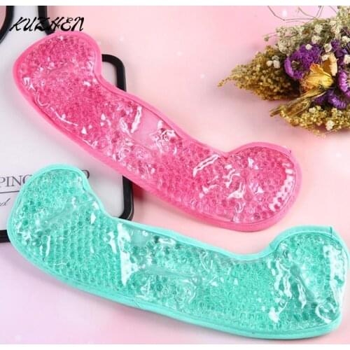 Breathable Gel Bead Ice Pack Head Heat Wrap Gel Ice Pack Hot Pain Relief Health Care Tool