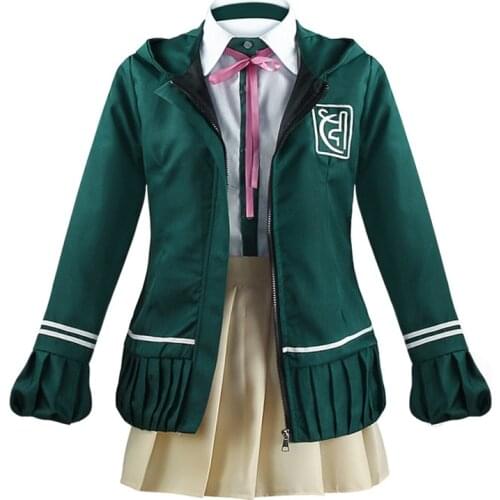 Set Danganronpa Chiaki Nanami Cosplay Costume Cosplay JK School Uniform Anime Cosplay Halloween Costume Women Girls