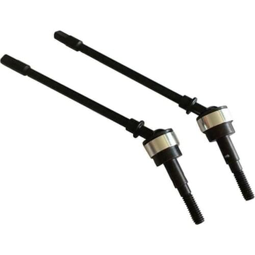 1Pair Stainless Steel Cvd Drive Shaft Front Axle Rc Parts for Axial Scx10 Crawler Rc Car Silver