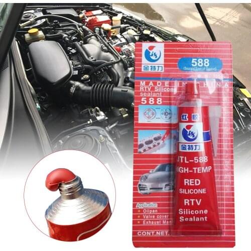 100g Strong Adhesive Glue High Temperature Sealant RTV Red Fastening Glue For Car Motor Gap Seal Repair Tools Cleanup Original