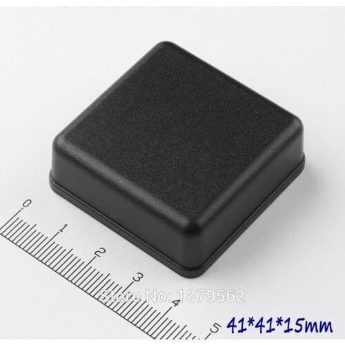 [2 colors] 41*41*15mm plastic box for electronic PLC project enclosure abs housing DIY junction box switch control outlet box