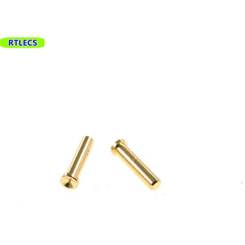 20 Pcs Concave Pad Connector Female Pogo Pin Contact 7.0mm Height Brass Gold Plated Target for Spring Probe to Mate