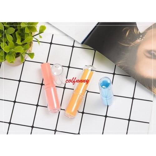 200pcs/lot Empty Colored Lipstick Tube, Lip Balm Container,Plastic DIY Lip Rouge Tube, Makeup Tool,Cosmetic Packing