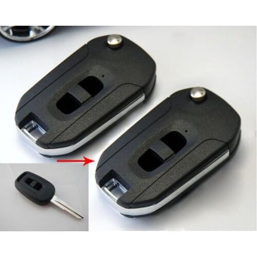 5 PCS/lot For Chevrolet Captiva Modified Flip Folding Blank Remote Key Shell Case 2 Button Keyless Entry Fob Key Cover