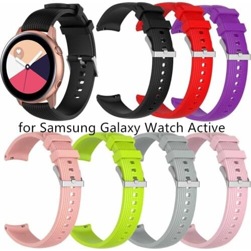 50pcs DHL New Sport Watch Band for Samsung Galaxy Watch Active Band Galaxy 42mm Strap Classic S2 Sport 20mm Silicone Watch Band