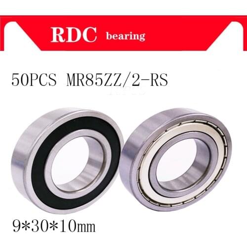 50PCS MR85ZZ MR85 2RS Bearing ABEC-5 5*8*2.5 mm Miniature MR85 ZZ Ball Bearing MR85ZZ MR85-2RS 675ZZ L-850ZZ 5*8*2.5