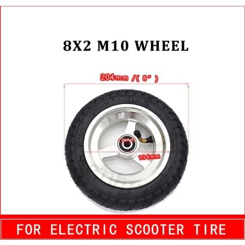8INCH 8X2.0-5 for Kugoo S3 S2 S1 C3 MINI Bike Electric Scooter M10/M12 Alloy Wheel Premium Butyl Rubber Puncture Proof