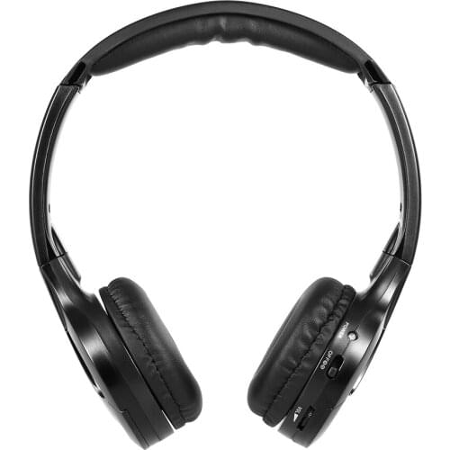 Wireless IR Infrared Car Headset Stereo Headphones Wired Earphones Dual Channel for In-car DVD Player