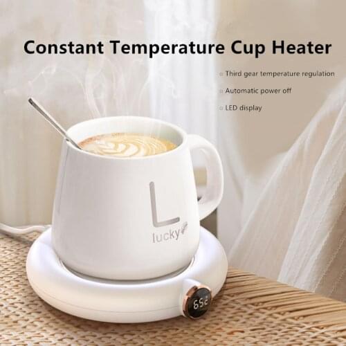 5V USB Cup Heater Three Temperatures Adjustable Heating Coaster Coffee Milk Tea Desktop Mug Warmer For Office Home
