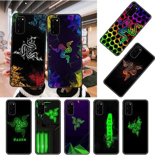 Phone Case For SamSung Galaxy S Note 10 20 7 8 9 Plus Edge E Ultra Lite Black Cover Bumper Silicone Shell Art Snake Game Brand