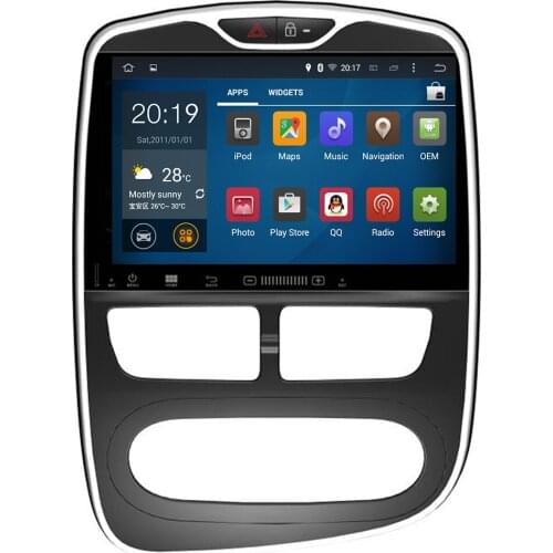 DSP TDA7851 IPS Android 8.0 4GB + 32GB + 8 Core Car DVD Player RDS Radio GPS Map wifi Bluetooth 4.0 For Renault Clio 2013-2020