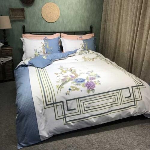 3D Flower trees Duvet cover set winter comforter cover bedsheet Pillowcase bedding sets Queen King size Bedlinen 4pcs