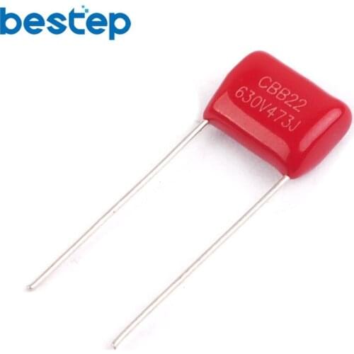 20PCS CBB Capacitor 630V 473 47NF 0.047UF pitch 10MM Polypropylene Film Capacitors