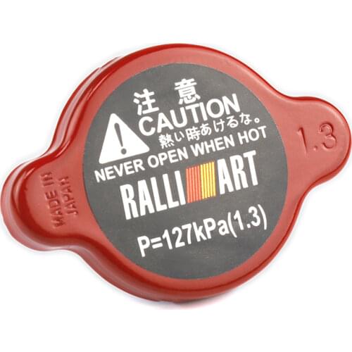Yellow/red/blue Ralliart High Pressure Radiator Cap 15mm Big Size for MITSUBISHI Diamante Outlander Evolution