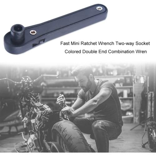 Mini Rapid Ratchet Wrench 1/4 Screwdriver Hexagon High Torque Single Head Quick Socket Spanner Repairing Toolsc