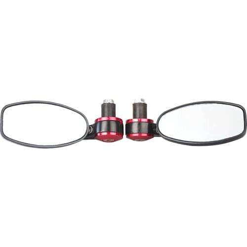 Motorcycle Rearview Rear View Side Wing Mirrors For all Harley Davidson 7/8" 22mm Handle Bar End Universal