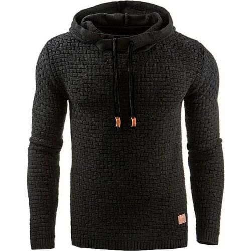 Sweaters Men 2020 Fashion Brand Solid Hooded Mens Sweater Long Sleeve Tracksuit Pullovers Casual Sweater Men Sportswear Big Size