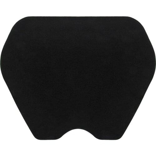 Motorcycle Racing Foam Seat Pad Adhesive 12mm thickness Black Universal Fit