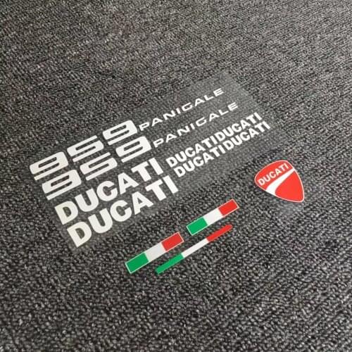 Motorcycle new waterproof modified stickers letter Ducati car stickers 959/big devil DUCATI car decals