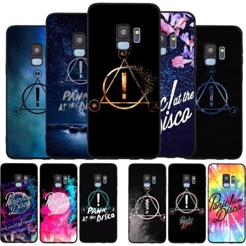 Panic! At The Disco Soft phone Case For Samsung S20 S10 S9 S8 S7 edge Plus Lite For Note 8 9 10 A6 A7 A8 A9 Cover