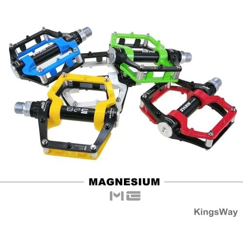 2pcs Bicycle Pedals Magnesium MTB Road Bike Aluminum Alloy Pedal Non-slip Pedals Flat Platform Bicycle Parts Cycling Accessories