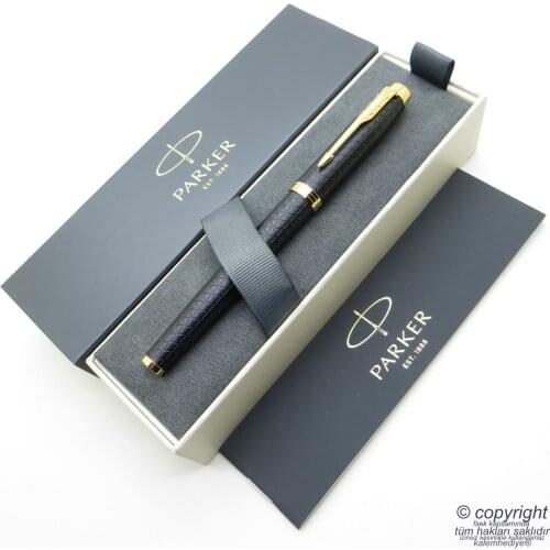 Parker IM Premium Black Gold Roller Pen | İsme Special Pen