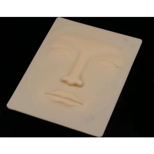 Tattoo Practice Skin Silicone 3D Cosmetic Permanent Makeup Face Skin For Manual Microblading Pen Needles Free Shipping