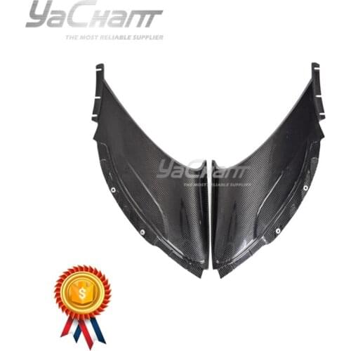 Car Styling Dry Carbon Fiber Side Duct Blade Fit For 2014-2017 650S OEM Style Duct Blade
