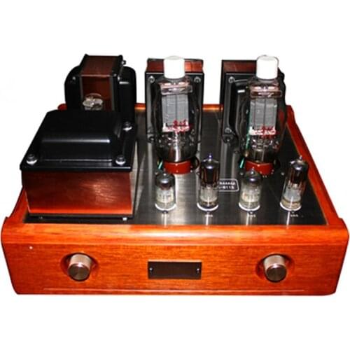 Fu811A tube single-ended power amplifier, output power: 15*2W, frequency response: 20Hz--20kHz, distortion: 1