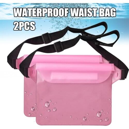 Outdoor 3-Zipper Design Durable Waterproof Pouch Adjustable Waist Strap Waterproof Phone Case Wallet for Boating Fishing XR-Hot