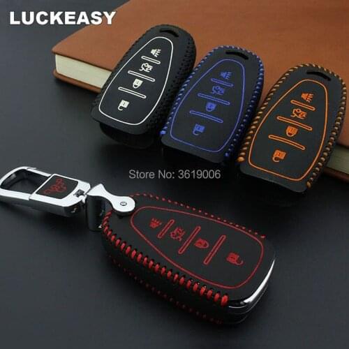 LUCKEASY High-quality Smart Key Keyless Remote Entry Fob Case Cover with Key Chain For Chevrolet Malibu XL