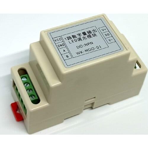 1-Channel Digital Output Module RS485 Communication DO Module LED Dimmer MODBUS-RTU Card Guide Rail