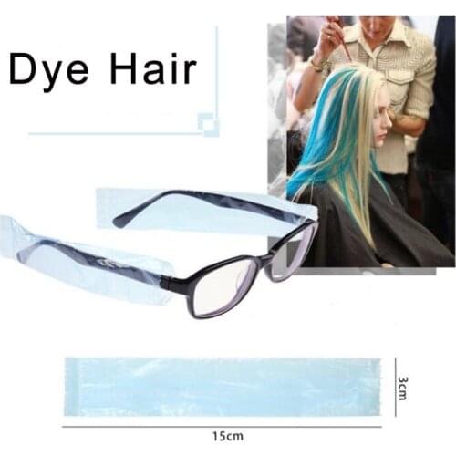 1 roll Salon barber Hair dye glasses protect film protect customer eye glass cover styling tools