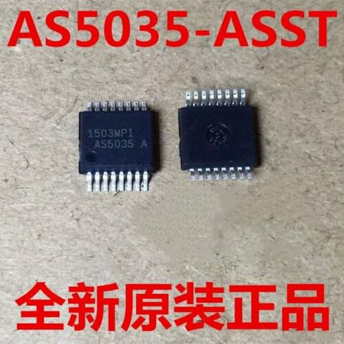 10PCS Free shipping AS5035-ASST AS5035 TSSOP-16 Magnetic Codec Chip New original authentic