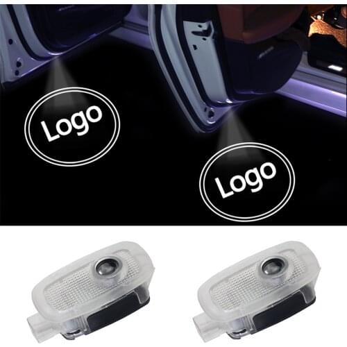 2Pcs LED Car Door Logo Projection Lights For Mercedes-Benz S(W221) Auto Door Welcome Courtesy Lamps