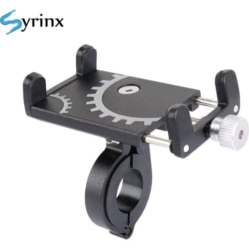2020 Metal Bicycle Phone Holder Bike Motorcycle Handlebar Clip Stand For iPhone X 11 8 7 Mount Cell Phone Holder Bracket Support