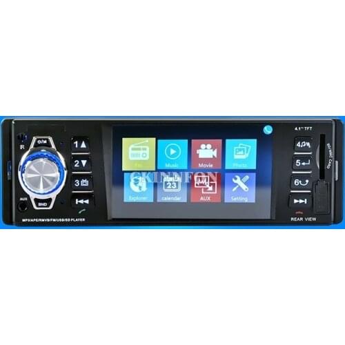 5Pcs/Lot 4.1'' TFT HD Digital Stereo Bluetooth Viehcle FM Radios MP3 MP5 Player Video SD FM/USB for Car Auto Audio