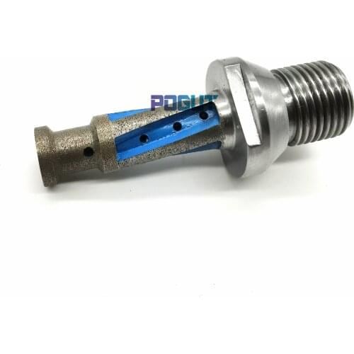 Premium CNC Diamond Grinding Tools / Glass Tile Milling Cutter / Grinding Abrasaive Wheel / Length 75mm Diameter 14mm