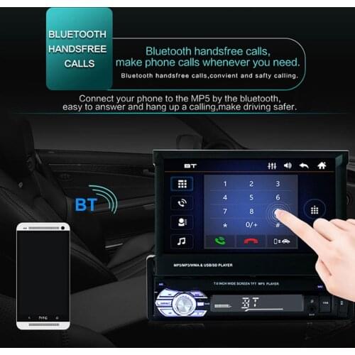 OMESHIN Car Multimedia MP5/MP3 Player 12V Audio Stereo Car Radio 2 Din 7" HD Touch Screen In Dash Audio AUX BT FM 92