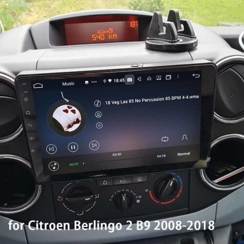 2 Din Android Car Radio For Citroen Berlingo 2 B9 2008-2018 WIFI GPS Navigation Car Multimedia Player Head Unit Autoradio