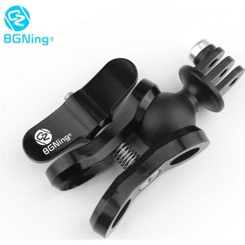 BGNing Diving Lights Ball Butterfly Clip Arm Clamp Mount with ABS Ball Base Adapter For GOPRO Max 9 8 7 for AKASO EK7000 Camera