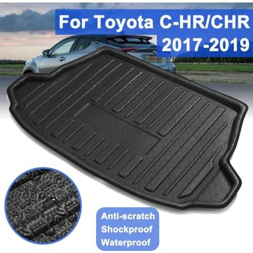 For Toyota C-HR CHR 2017+ 1PC Rear Trunk Cargo Boot Liner Tray Car Accessories Floor Mat Trunk Liner Boot Cargo Mat Tray