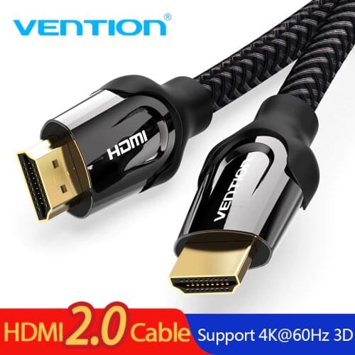 Vention HDMI Cable HDMI to HDMI Cable 4K HDMI 2.0 3D 60FPS Cable for Splitter Switch TV LCD Laptop PS3 Projector Computer Cable