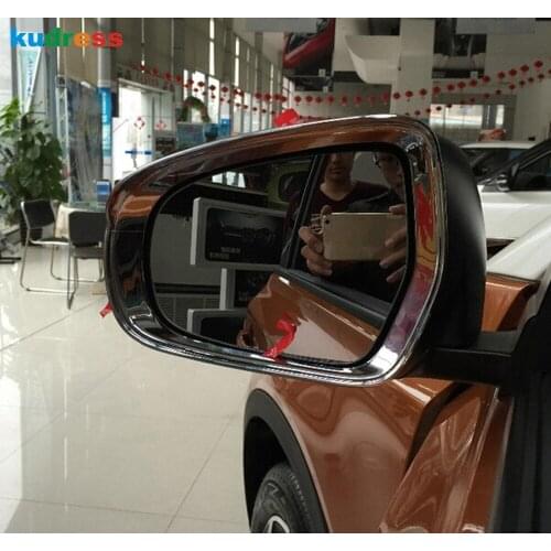 For Suzuki Vitara Escudo 2015 2016 2017 Chrome Rearview Mirror Rain Shield Sun Visor Shade Cover Trim Sticker Car Accessories